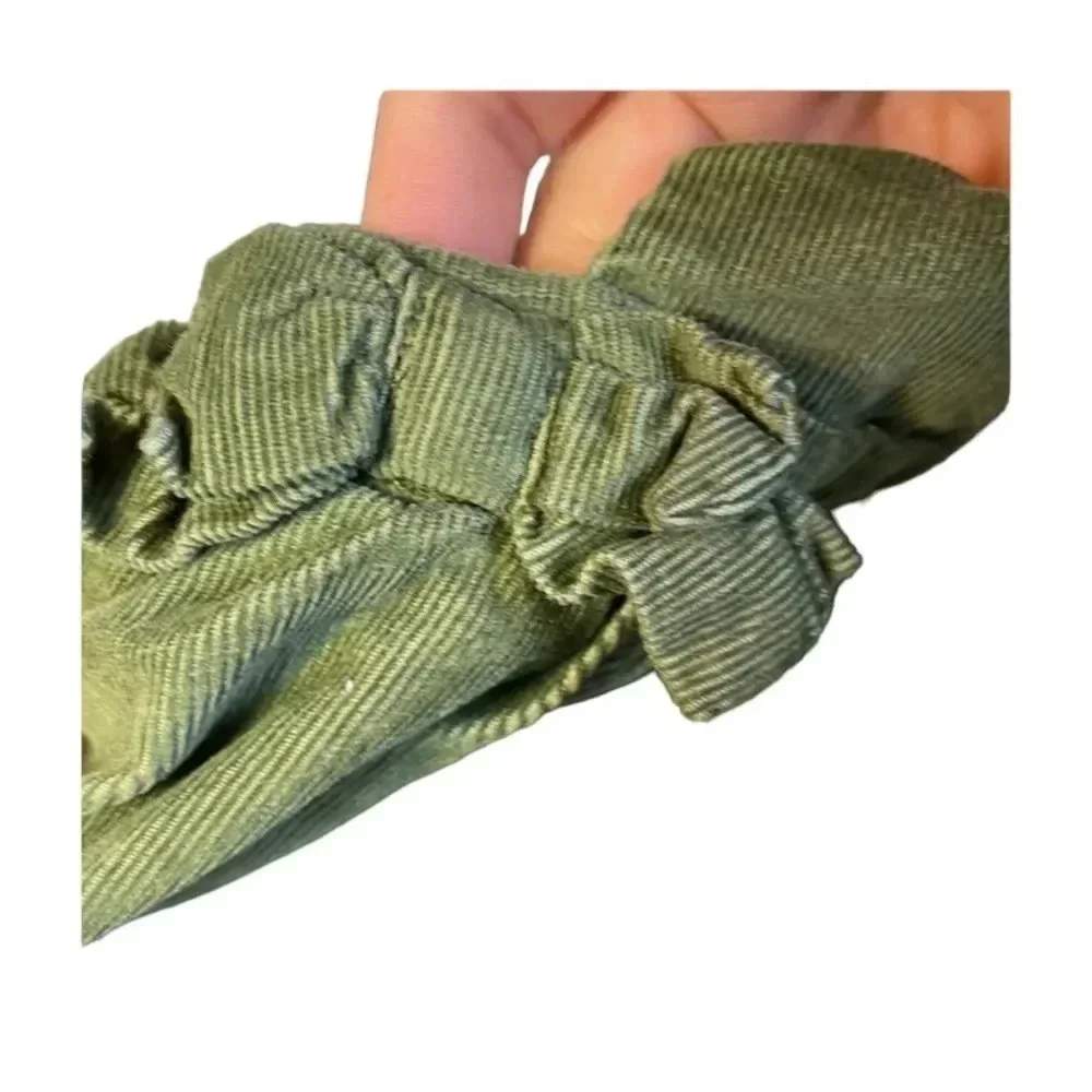 Carters 9months corduroy green overall skirt
